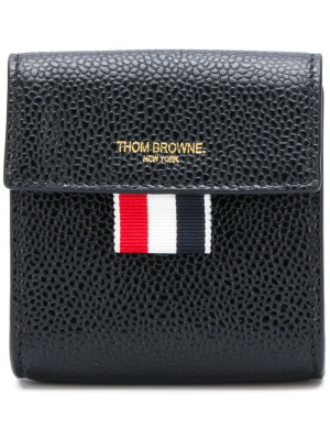 

Large logo-stamp coin case, Thom Browne Large logo-stamp coin case