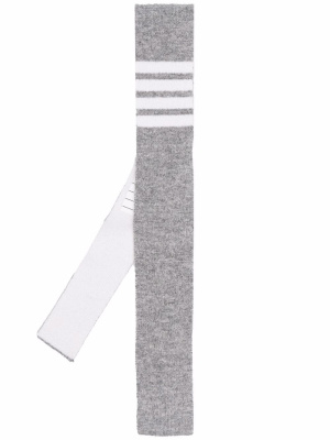 

4-Bar stripe cashmere tie, Thom Browne 4-Bar stripe cashmere tie