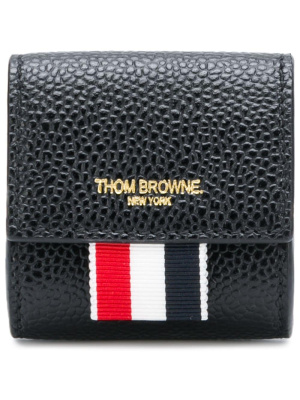 

Small logo-stamp coin case, Thom Browne Small logo-stamp coin case