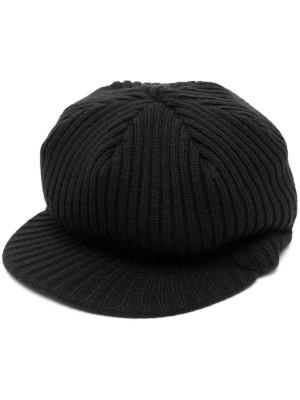 

Ribbed-knit bakerboy cap, Undercover Ribbed-knit bakerboy cap