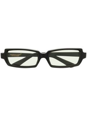 

UC1B4E01 rectangle-frame sunglasses, Undercover UC1B4E01 rectangle-frame sunglasses