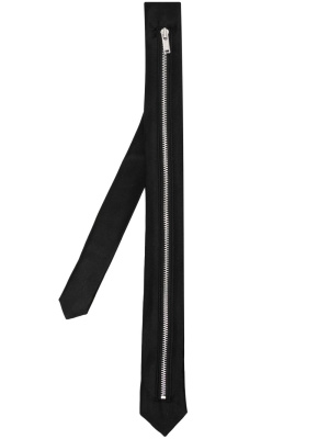 

Zip-detail silk tie, Undercover Zip-detail silk tie
