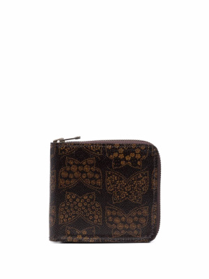 

Butterfly-print leather wallet, Needles Butterfly-print leather wallet