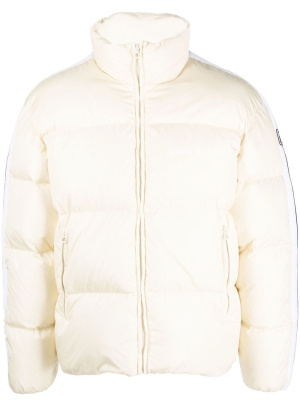 

Logo-trim padded short jacket, Palm Angels Logo-trim padded short jacket