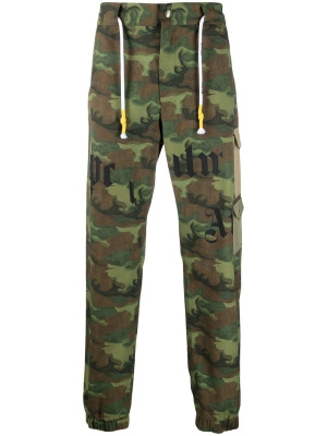 

Camouflage-print cargo trousers, Palm Angels Camouflage-print cargo trousers