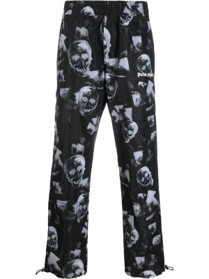 

All-over skull-print trousers, Palm Angels All-over skull-print trousers