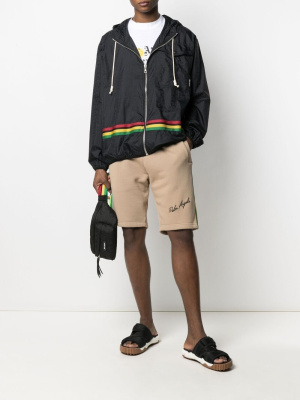 

Monogram-pattern windbreaker, Palm Angels Monogram-pattern windbreaker