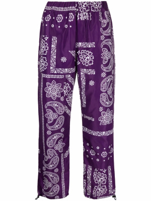 

Bandana-print logo trousers, Palm Angels Bandana-print logo trousers