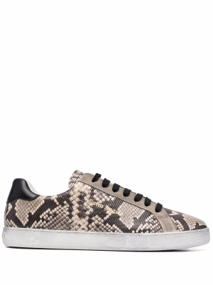 

New Tennis python-print sneakers, Palm Angels New Tennis python-print sneakers