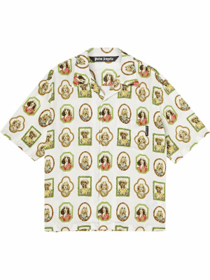

Hawaiian Dog bowling shirt, Palm Angels Hawaiian Dog bowling shirt