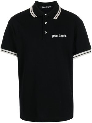 

Embroidered-logo polo shirt, Palm Angels Embroidered-logo polo shirt