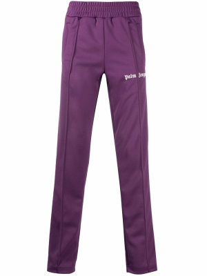 

Side-stripe logo-print track pants, Palm Angels Side-stripe logo-print track pants