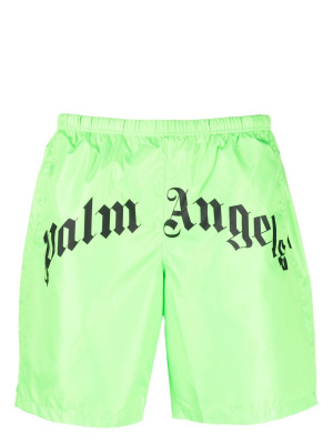 

Logo-print swim shorts, Palm Angels Logo-print swim shorts