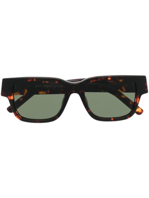 

Tortoiseshell-effect square-frame sunglasses, Palm Angels Tortoiseshell-effect square-frame sunglasses
