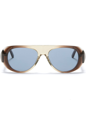 

Sierra shield-frame sunglasses, Palm Angels Sierra shield-frame sunglasses