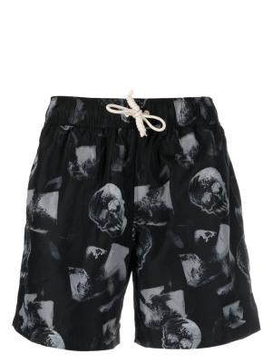 

Skull-print swim shorts, Palm Angels Skull-print swim shorts
