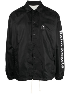 

Logo-patch bomber jacket, Palm Angels Logo-patch bomber jacket