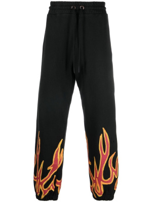 

Flame-detail track pants, Palm Angels Flame-detail track pants