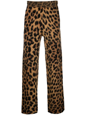 

Animalier brushed track pants, Palm Angels Animalier brushed track pants