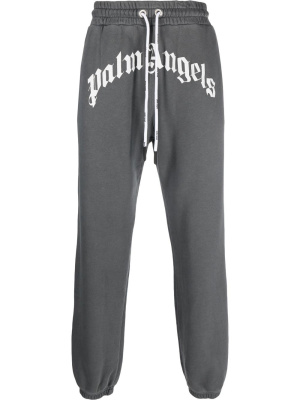 

Curved logo-print sweatpants, Palm Angels Curved logo-print sweatpants
