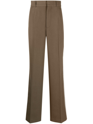 

Tape-embellished tailored trousers, Palm Angels Tape-embellished tailored trousers