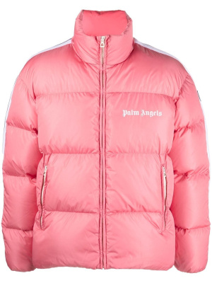 

Logo-print padded jacket, Palm Angels Logo-print padded jacket