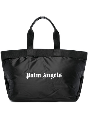 

Logo-print tote bag, Palm Angels Logo-print tote bag