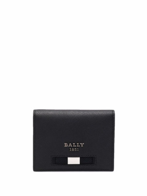 

Textured-leather bifold wallet, Bally Textured-leather bifold wallet