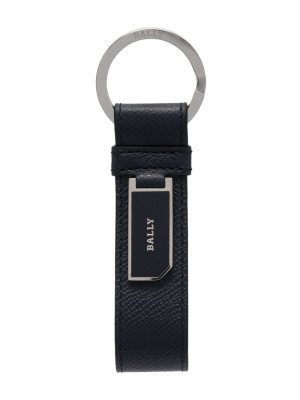 

Logo-plaque pleather keychain, Bally Logo-plaque pleather keychain