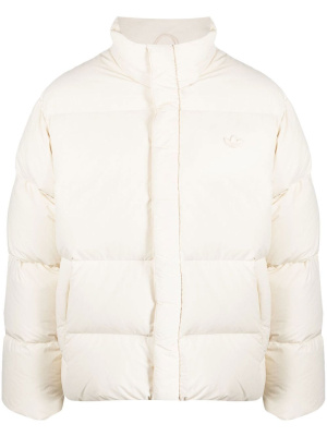

Trefoil logo padded jacket, Adidas Trefoil logo padded jacket