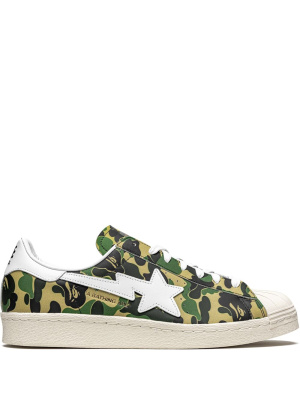 

X Bape Superstar ''Green Camo'' sneakers, Adidas X Bape Superstar ''Green Camo'' sneakers