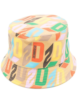 

Logo-print bucket hat, Dsquared2 Logo-print bucket hat