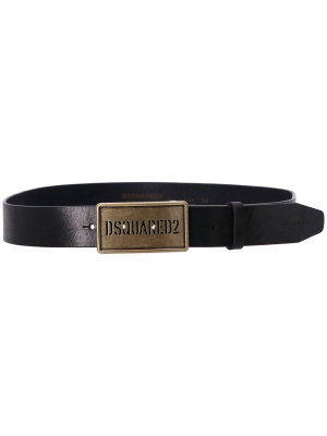 

Logo-buckle leather belt, Dsquared2 Logo-buckle leather belt