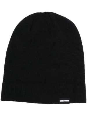 

Logo-tag wool beanie, Dsquared2 Logo-tag wool beanie