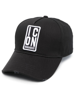 

Icon-embroidered cotton baseball cap, Dsquared2 Icon-embroidered cotton baseball cap