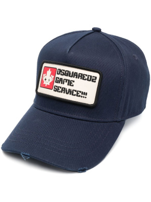 

Slogan-patch distressed cap, Dsquared2 Slogan-patch distressed cap