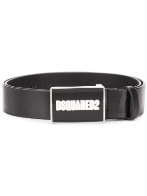 

Logo plaque belt, Dsquared2 Logo plaque belt