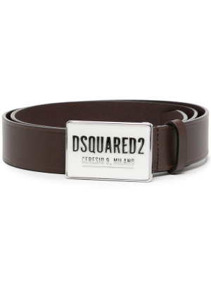 

Logo-buckle leather belt, Dsquared2 Logo-buckle leather belt