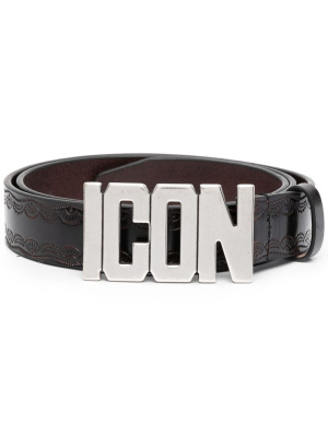 

Logo-plaque buckle belt, Dsquared2 Logo-plaque buckle belt