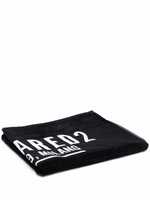 

Milano logo terry-cotton towel, Dsquared2 Milano logo terry-cotton towel