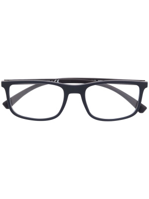 

Rectangle-frame clear glasses, Emporio Armani Rectangle-frame clear glasses