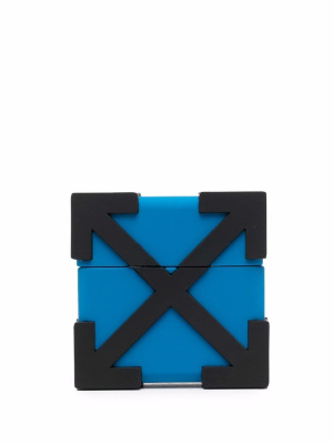 

Arrow-embellished Airpods case, Off-White Arrow-embellished Airpods case