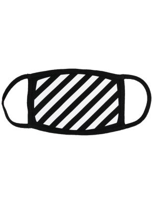 

Diag-print face mask, Off-White Diag-print face mask