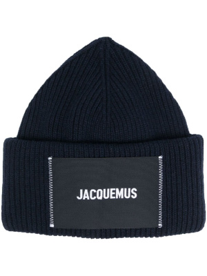 

Logo-patch beanie, Jacquemus Logo-patch beanie