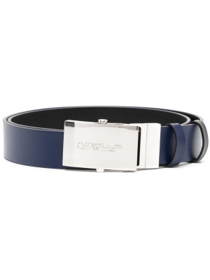 

Bookish Plate Rev leather belt, Off-White Bookish Plate Rev leather belt