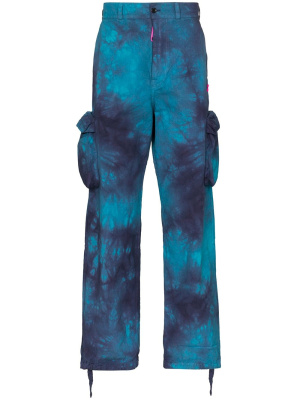 

Tie-dyed cargo trousers, Off-White Tie-dyed cargo trousers