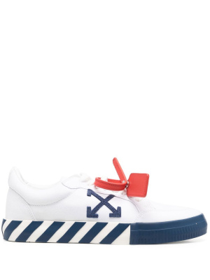 

Arrows-appliqué Vulcanized sneakers, Off-White Arrows-appliqué Vulcanized sneakers
