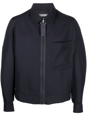 

Zipped-up shirt jacket, Jacquemus Zipped-up shirt jacket
