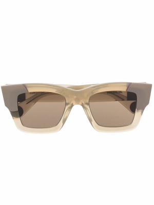 

Transparent rectangle-frame sunglasses, Jacquemus Transparent rectangle-frame sunglasses