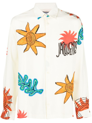 

Graphic-print long-sleeved shirt, Jacquemus Graphic-print long-sleeved shirt